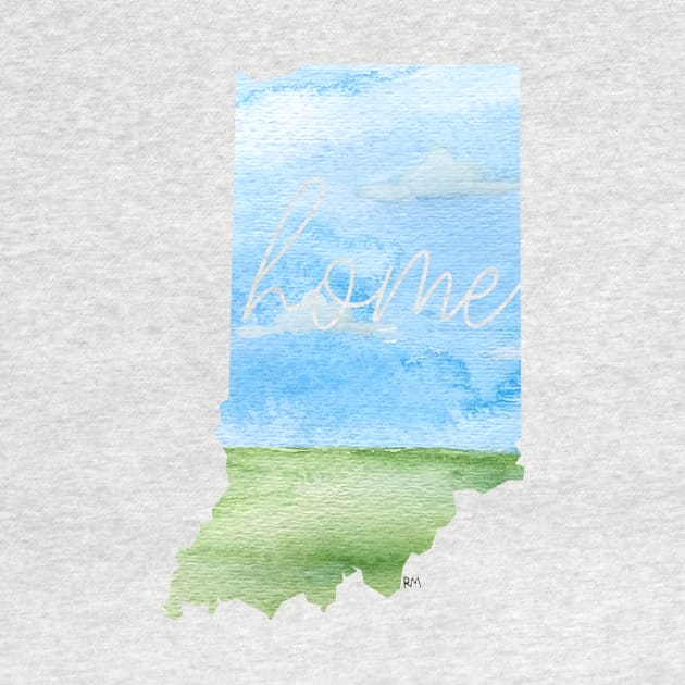 Indiana Home State by RuthMCreative